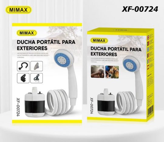 Ducha Portátil para Exterior Recargable