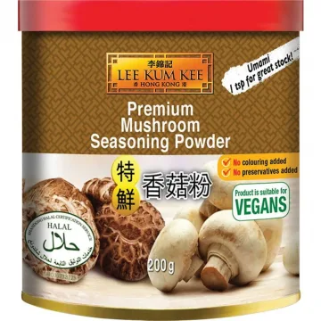 Condimento de Setas Shiitake Mushroom Seasoning Powder Lee Kum Kee 200 g
