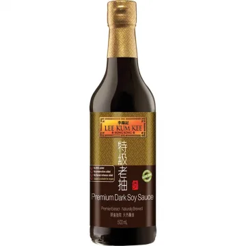 Salsa de Soja Oscura Premium 500ml Lee Kum Kee Hong Kong Soja No Transgénica Umami Intenso