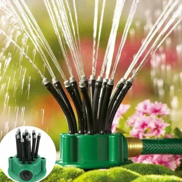 Aspersor de Riego Ajustable 360° para Jardín, Césped y Plantas