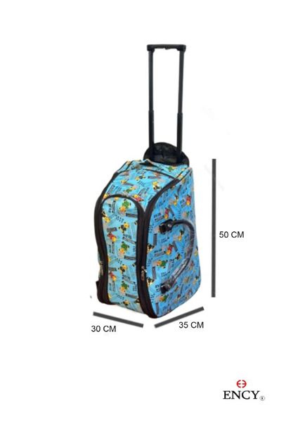 Bolsa de Viaje Gran Capacidad, Plegable y de Poco Peso, con Bandolera Ajustable, para Hombre y Mujer · Color Azul