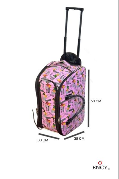 Bolso de Viaje de Mano Plegable y de Poco Peso Compartimento para Calzado para Hombre y Mujer en Rosa